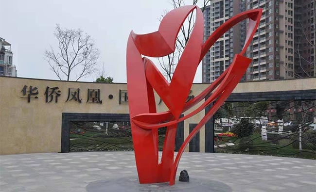 綦江房地產不銹鋼雕塑